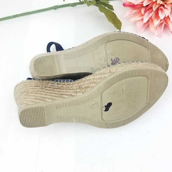 Andre Assous Open Toe Wedge Espadrille sandals 40 - Picture 7 of 8